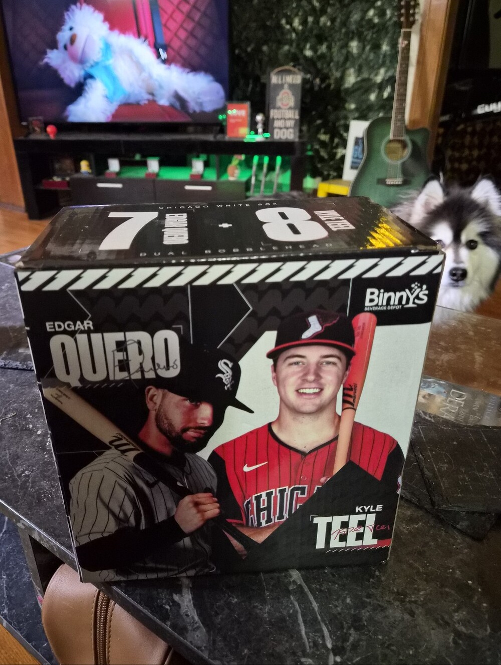 Chicago White Sox 7 Edgar Quero + 8 Kyle Teel Dual Bobblehead Box